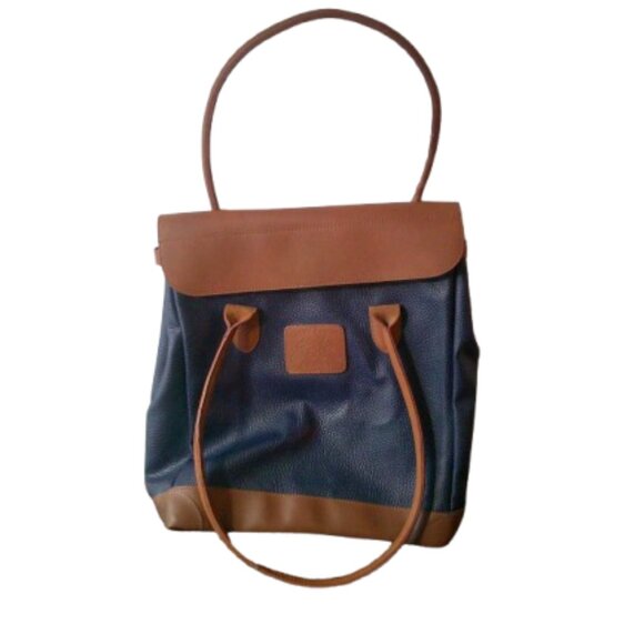 Vintage 80’s Lewis & Hyde Large Carry On Tote Bag (16"x13") - Picture 5 of 6